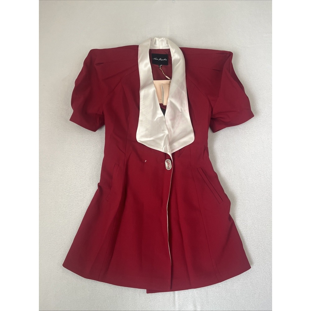Nana Jacqueline Alia Mini Dress in Red Size M *READ*